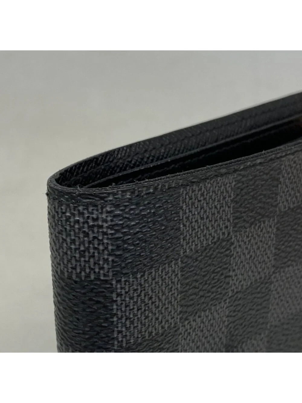 Louis Vuitton Wallet Damier Graphite Portefeuille Marco Black Gray